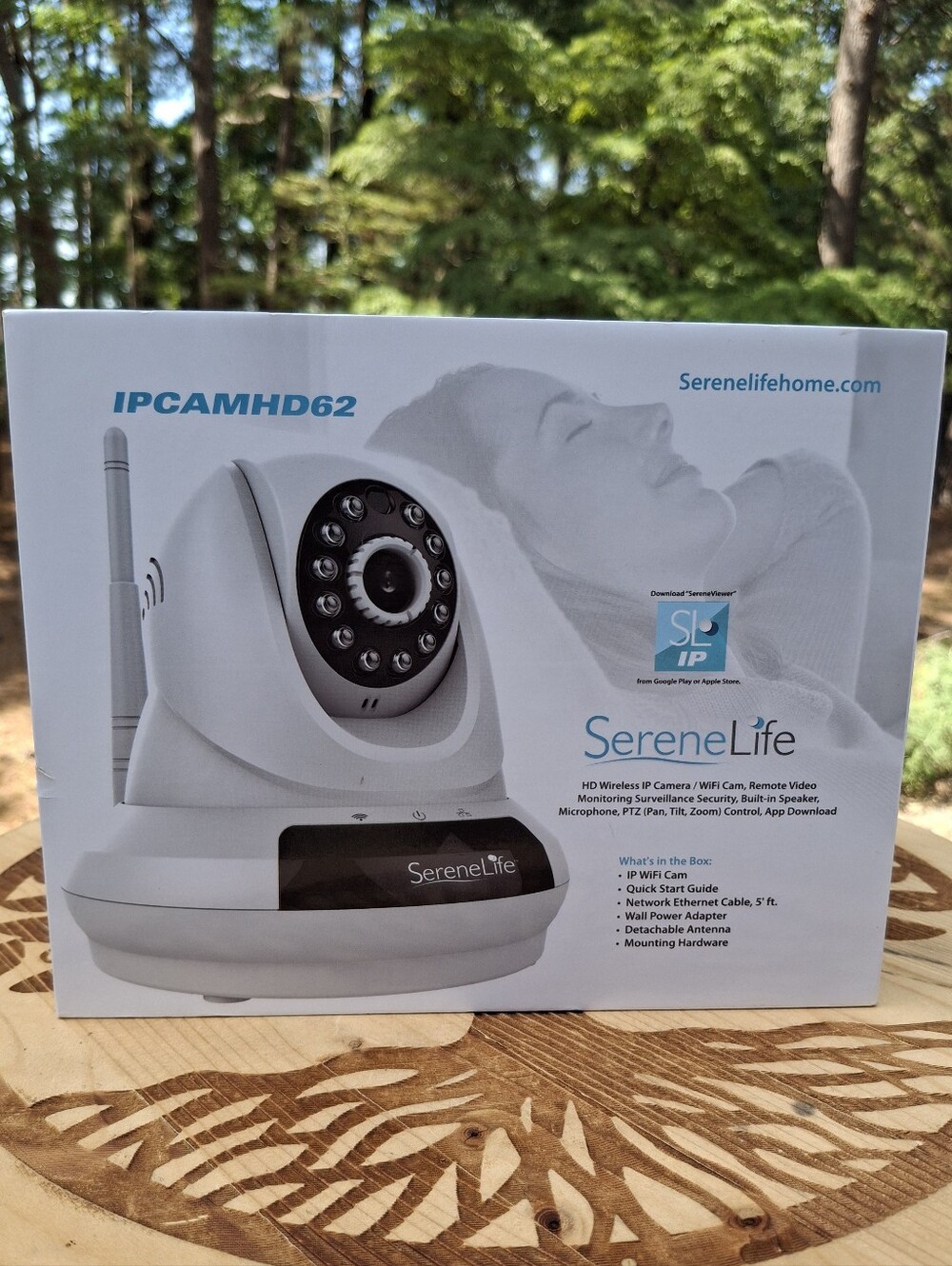 Serenelife Wireless IP Home Security Camera  HD 720p Wifi Cloud Cam 2 way Audio